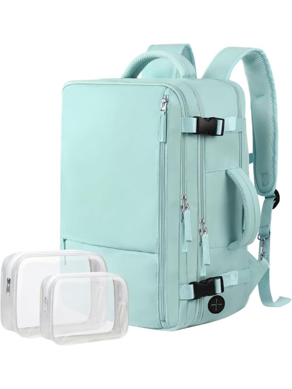 Stylish Waterproof Travel Backpack for Women, 17" Laptop Bag, Perfect for School